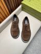 Gucci Man Dark Brown Calfskin Business Leather Shoes 042880 (4)_th.jpg